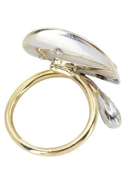 BAGUE DE CRÉATEUR RUBIS ET DIAMANTS - Castafiore