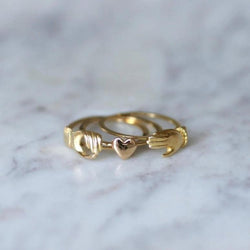 Bague de Foi Fédé Or Jaune - Castafiore