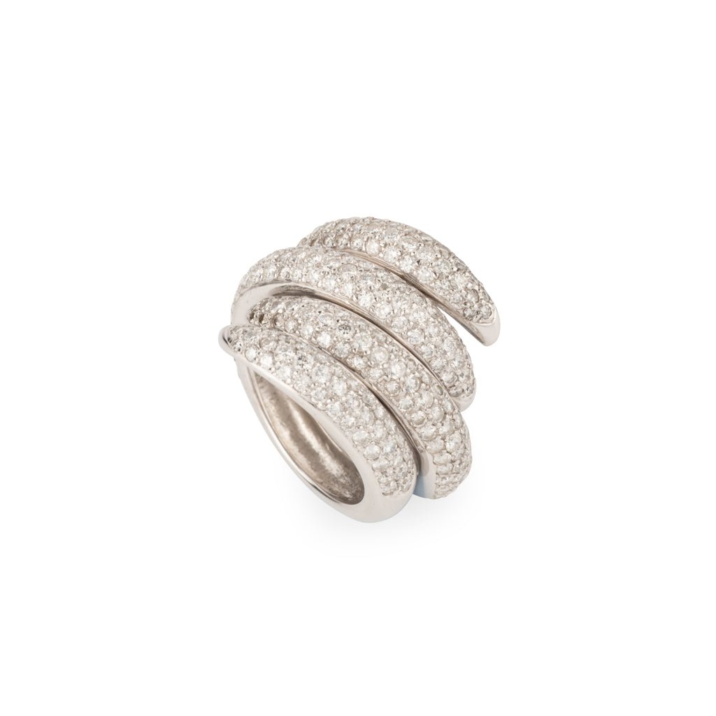 Bague de la maison Chaumet, collection Tango en diamant - Castafiore