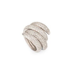 Bague de la maison Chaumet, collection Tango en diamant - Castafiore