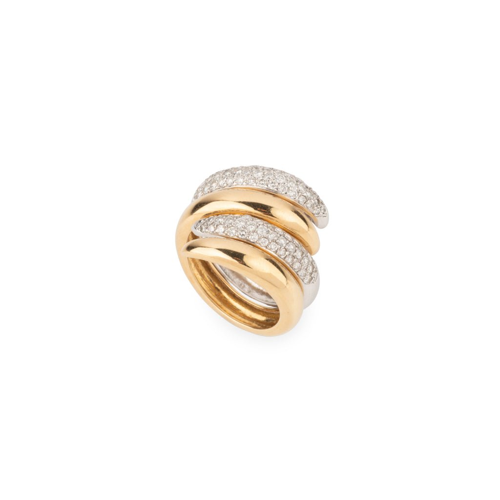 Bague de la maison Chaumet, collection Tango en diamant - Castafiore