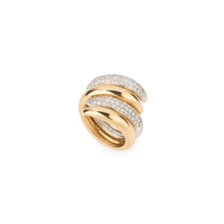Bague de la maison Chaumet, collection Tango en diamant - Castafiore