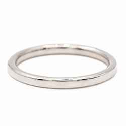 Bague Demi alliance Or blanc Diamant - Castafiore