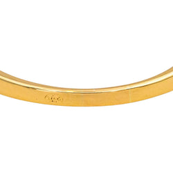 Bague Demi-alliance Or jaune Diamant - Castafiore