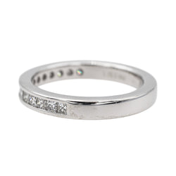 Bague Demi - Alliance Platine Diamant - Castafiore