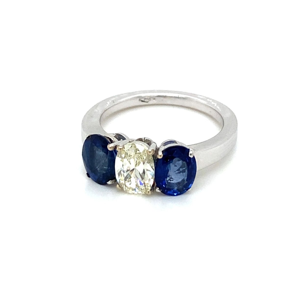 Bague d'été en or avec diamant et saphir - Castafiore