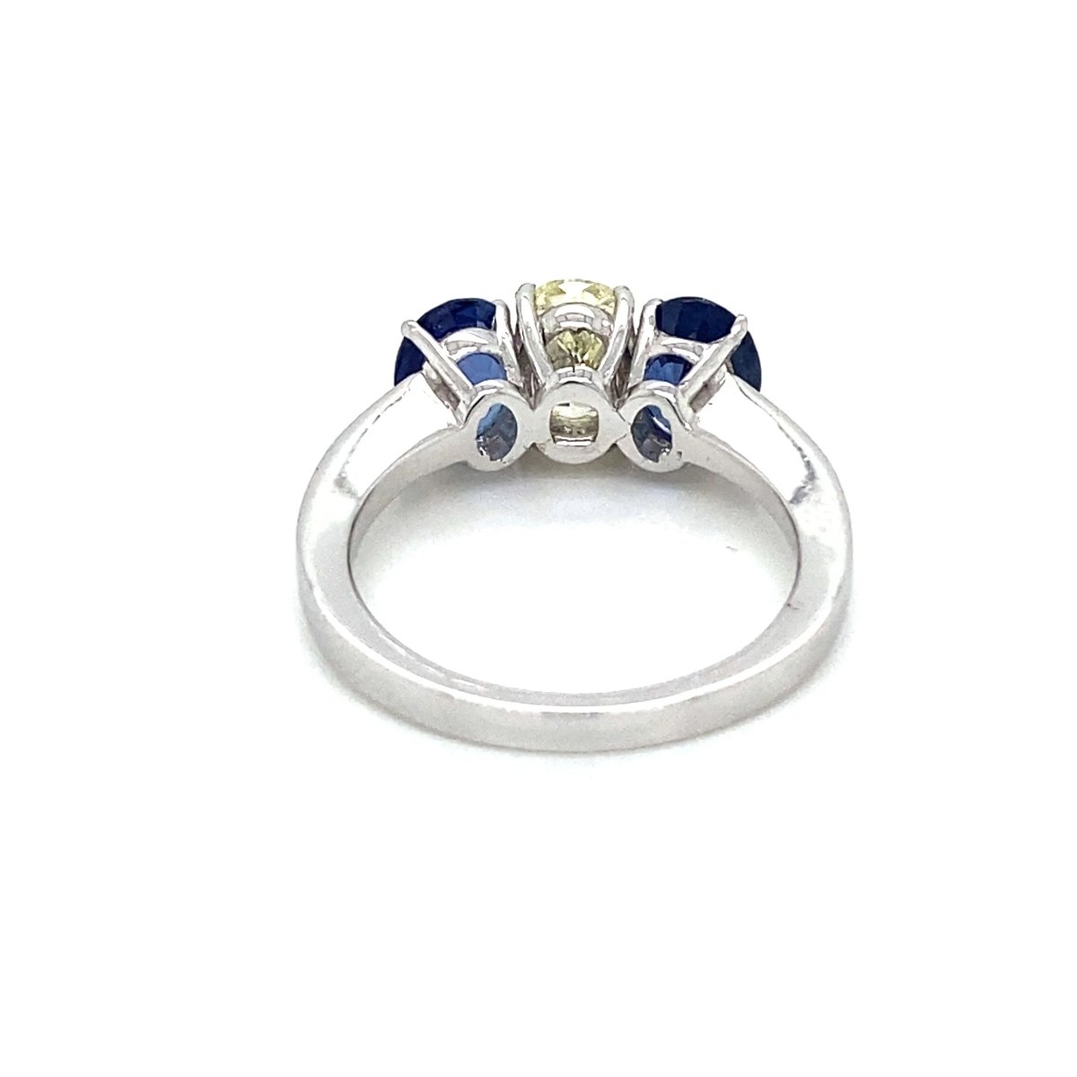 Bague d'été en or avec diamant et saphir - Castafiore