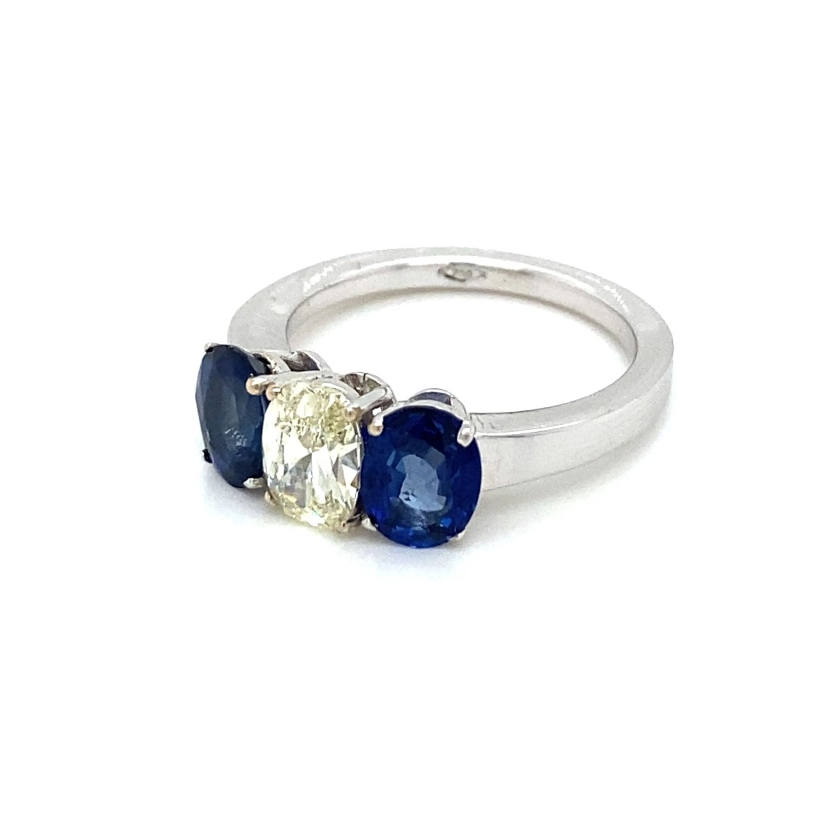Bague d'été en or avec diamant et saphir - Castafiore