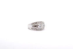 Bague diamant 0,77ct E/SI1 en platine - Castafiore