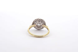 Bague diamant 0,84ct I/SI1 en or et platine - Castafiore