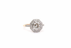 Bague diamant 0,96ct G/SI2 en or et platine - Castafiore