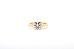 Bague diamant 1,03cts D/VS2 en or 18k - Castafiore