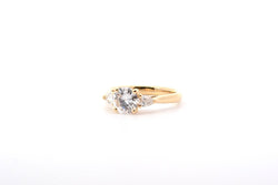 Bague diamant 1,03cts D/VS2 en or 18k - Castafiore