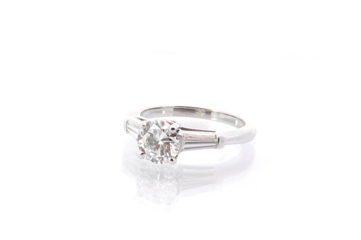 Bague diamant 1,05 carats G/VVS1 en platine - Castafiore