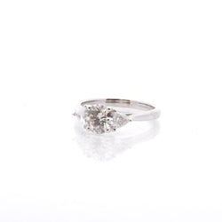 Bague diamant 1,05 cts G/Pur 10x en or 18k - Castafiore