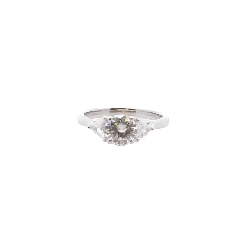 Bague diamant 1,05 cts G/Pur 10x en or 18k - Castafiore
