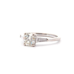 Bague diamant 1,05cts K/VVS1 en or 18k - Castafiore