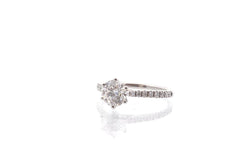 Bague diamant 1,16 cts I/SI2 en or 18k - Castafiore