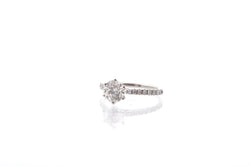 Bague diamant 1,16 cts I/SI2 en or 18k - Castafiore