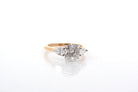 Bague diamant 1,88 cts H/SI2 en or et platine - Castafiore