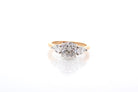 Bague diamant 1,88 cts H/SI2 en or et platine - Castafiore