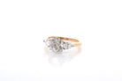 Bague diamant 1,88 cts H/SI2 en or et platine - Castafiore