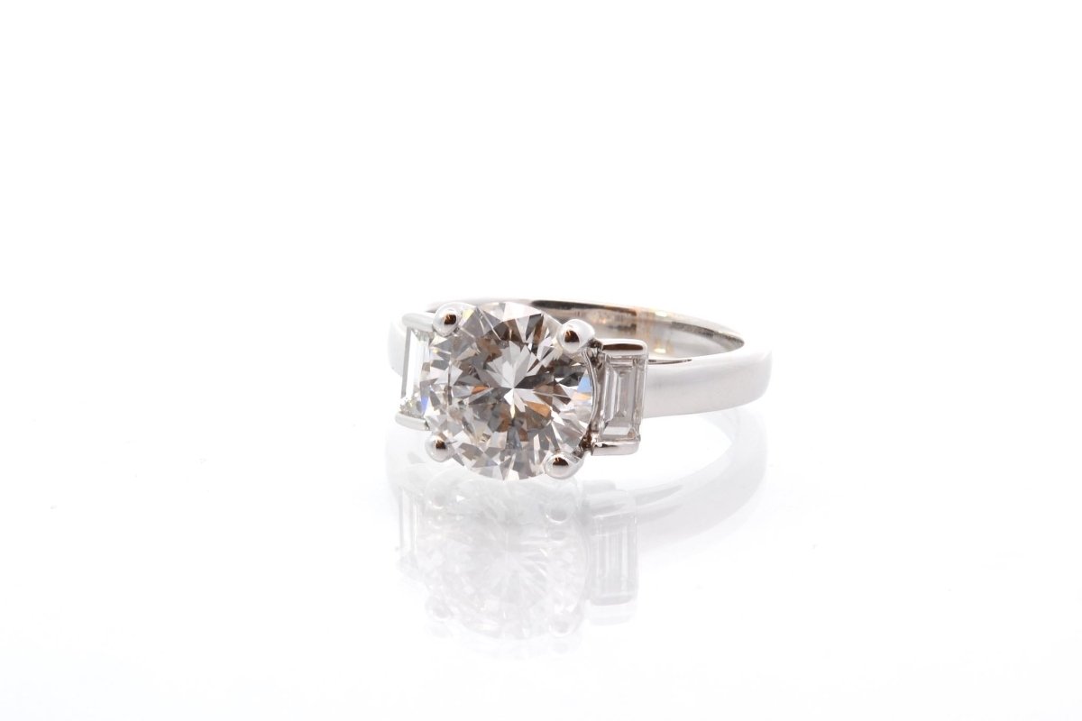 Bague diamant 2,57 cts G/SI2 en or 18k - Castafiore