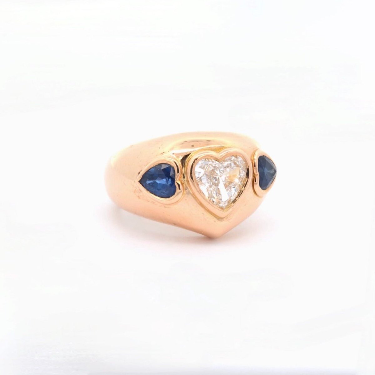 Bague diamant coeur de 1,20 cts - Castafiore