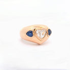 Bague diamant coeur de 1,20 cts - Castafiore