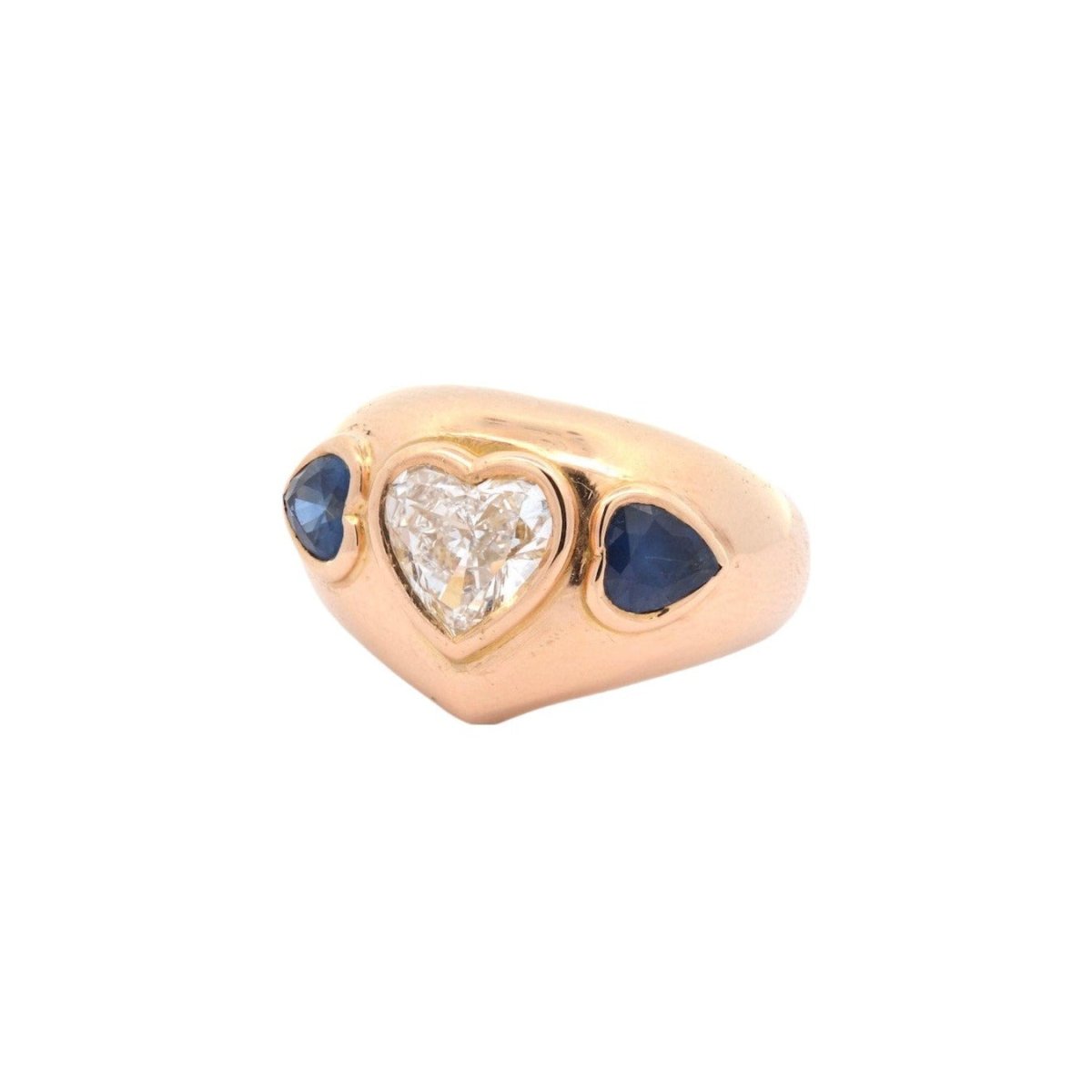 Bague diamant coeur de 1,20 cts - Castafiore