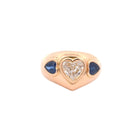 Bague diamant coeur de 1,20 cts - Castafiore