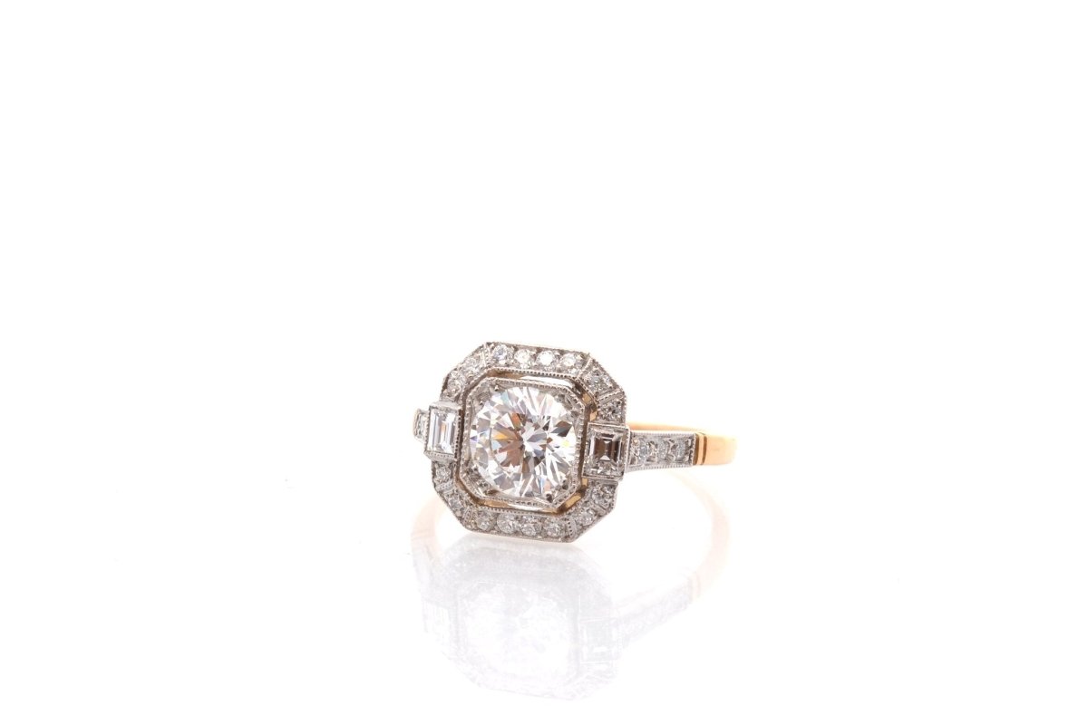 Bague diamant de 1,01cts E/SI2 - Castafiore