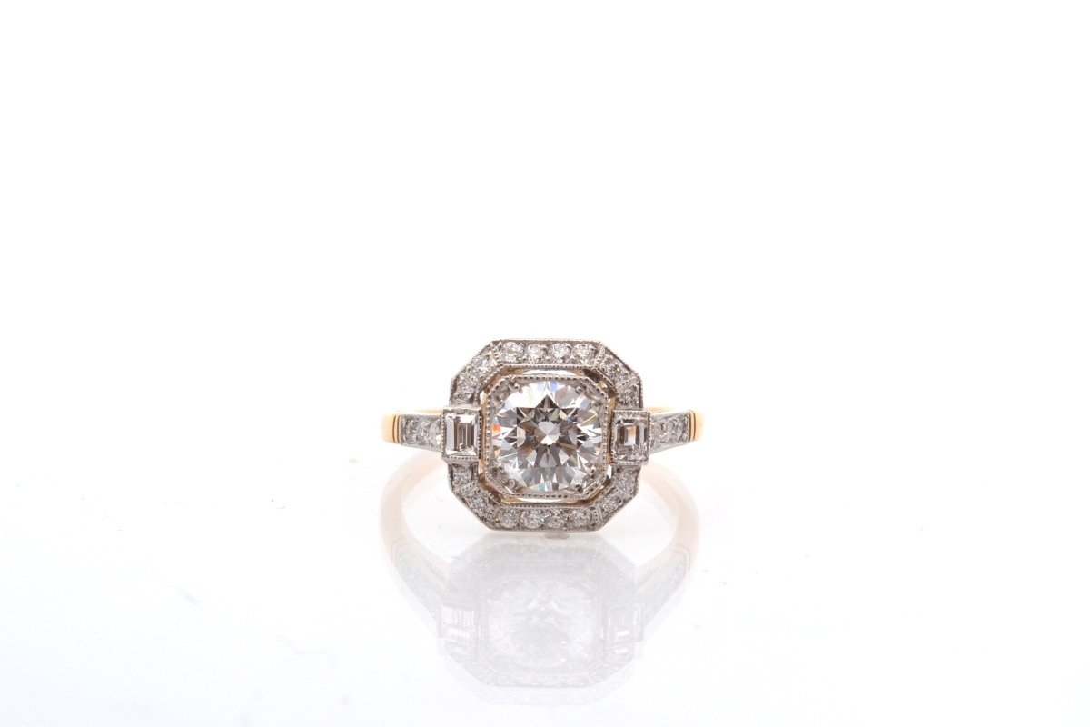 Bague diamant de 1,01cts E/SI2 - Castafiore