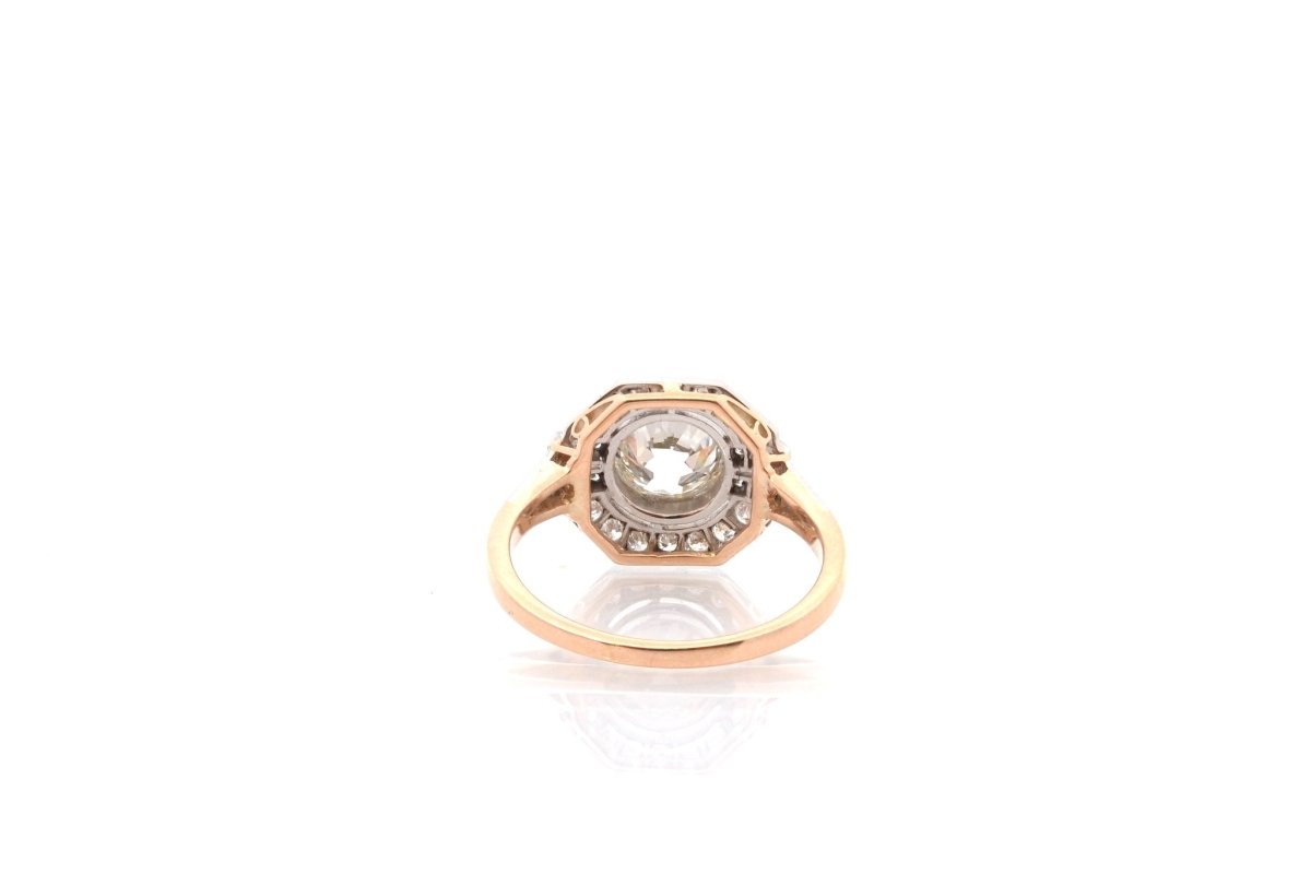 Bague diamant de 1,24cts en or et platine - Castafiore