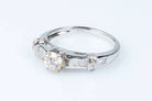 Bague diamant en or blanc 18 carats - Castafiore