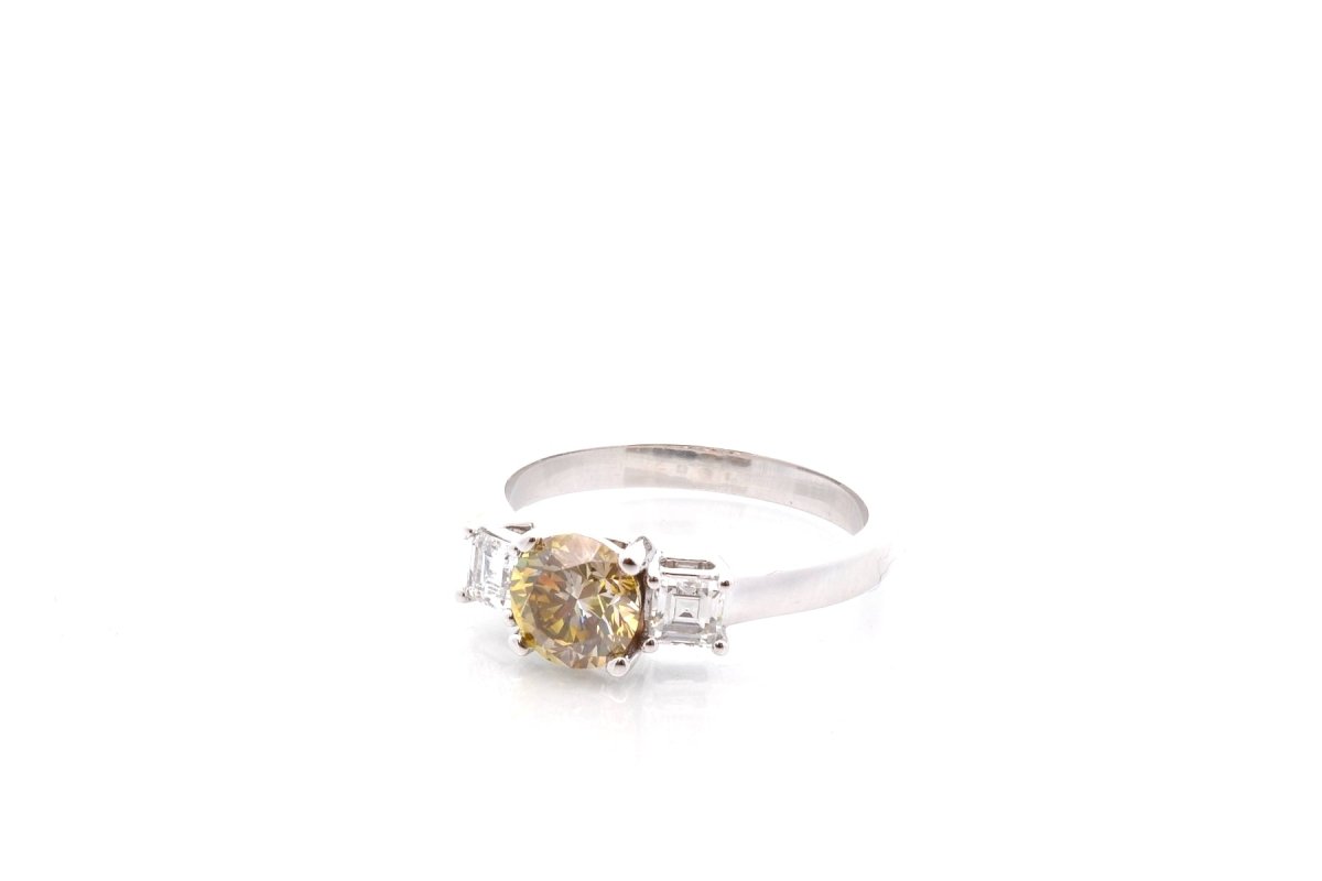 Bague diamant en or jaune - Castafiore