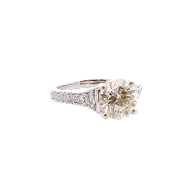 Bague Diamant en platine - Castafiore