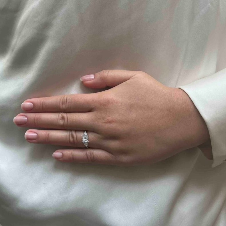 Bague diamant et or blanc - Castafiore