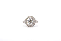 Bague Diamant I/VS1 en platine - Castafiore