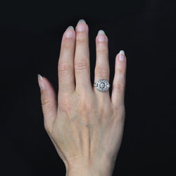 Bague diamants ancienne art déco - Castafiore