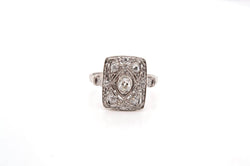 Bague diamants de style Art Déco - Castafiore