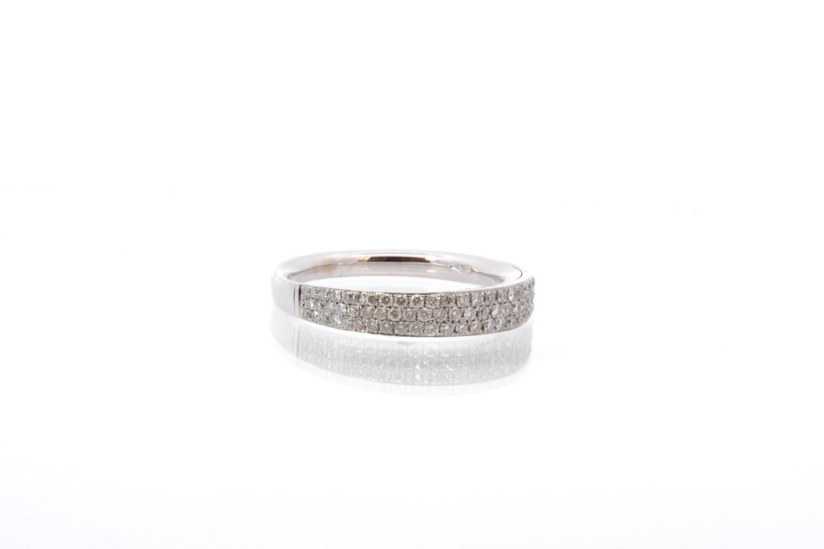 Bague diamants en or blanc - Castafiore