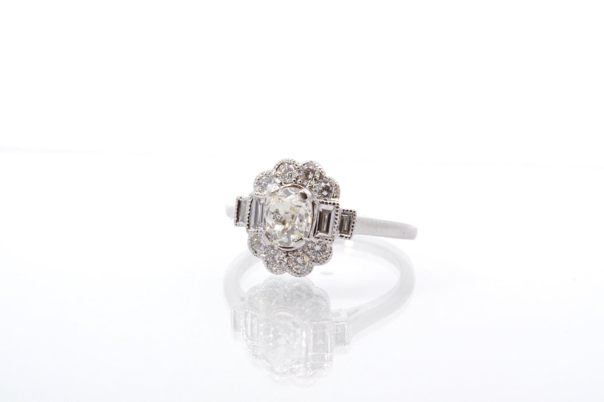 Bague diamants en or blanc 18k - Castafiore