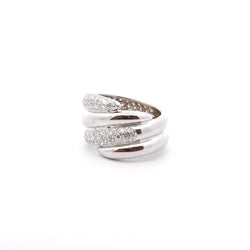 Bague diamants en or blanc 18k - Castafiore