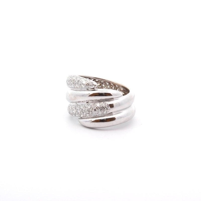 Bague diamants en or blanc 18k - Castafiore