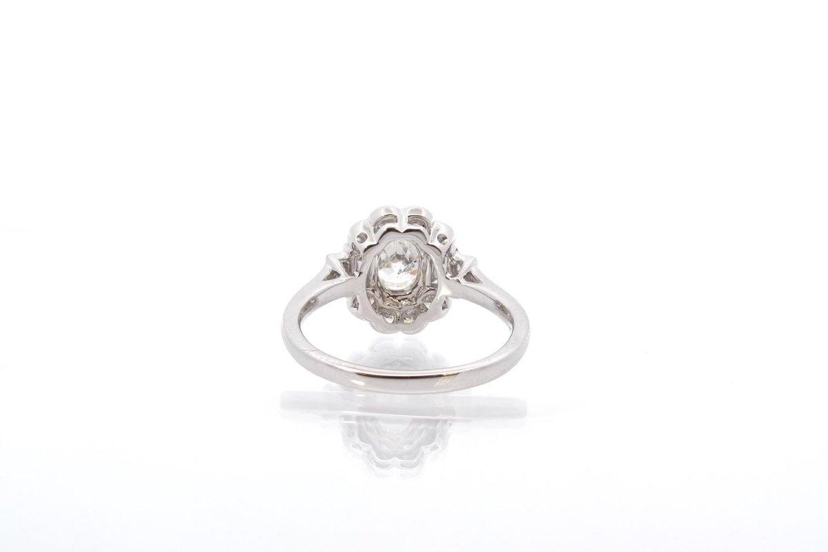 Bague diamants en or blanc 18k - Castafiore