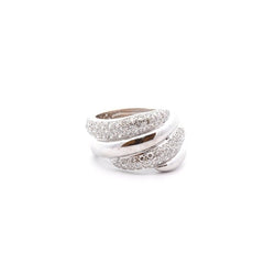 Bague diamants en or blanc 18k - Castafiore