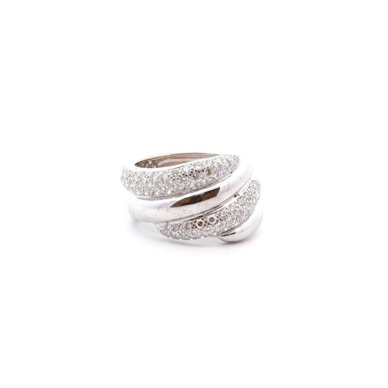 Bague diamants en or blanc 18k - Castafiore