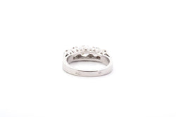 Bague diamants en or blanc 18k et platine - Castafiore
