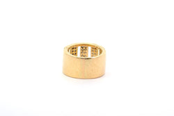 Bague diamants en or jaune 18k - Castafiore